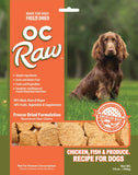OC RAW FREEZE DRIED CHICKEN, FISH & PRODUCE SLIDERS