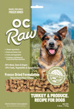 OC RAW FREEZE DRIED TURKEY & PRODUCE MEATY ROX