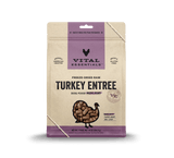 Vital Essentials® Freeze-Dried Raw Turkey Entree Dog Food 14oz Mini Patties / Mini Nibs (3-pack promo)