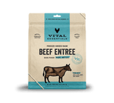 Vital Essentials® Freeze-Dried Raw Beef Entree Dog Food 14oz Mini Patties / Mini Nibs (3-pack promo)