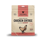 Vital Essentials® Freeze-Dried Raw Chicken Entree Dog Food 14oz Mini Patties / Mini Nibs (3-pack promo)