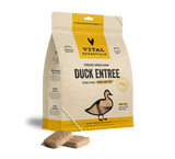 Vital Essentials® Freeze-Dried Raw Duck Entree Dog Food 14oz Mini Patties / Mini Nibs (3-pack promo)