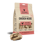 Vital Essentials® Freeze-Dried Raw Chicken Necks Dog Treats, 9 oz