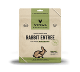 Vital Essentials® Freeze-Dried Raw Rabbit Entree Cat Food 8oz Mini Patties / Mini Nibs (3-pack promo)