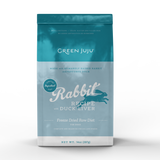 GREEN JUJU RABBIT RECIPE WITH DUCK LIVER FREEZE DRIED RAW DIET 14OZ