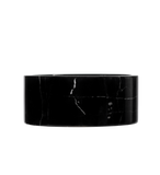 HOUNDZTOOTH MARBLE DOG BOWL BLACK CARRARA