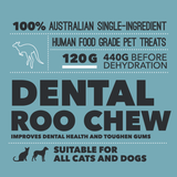 LOYALTY PET TREATS DENTAL ROO CHEW 120G (CLEARANCE EXP 19 MAR 2025)