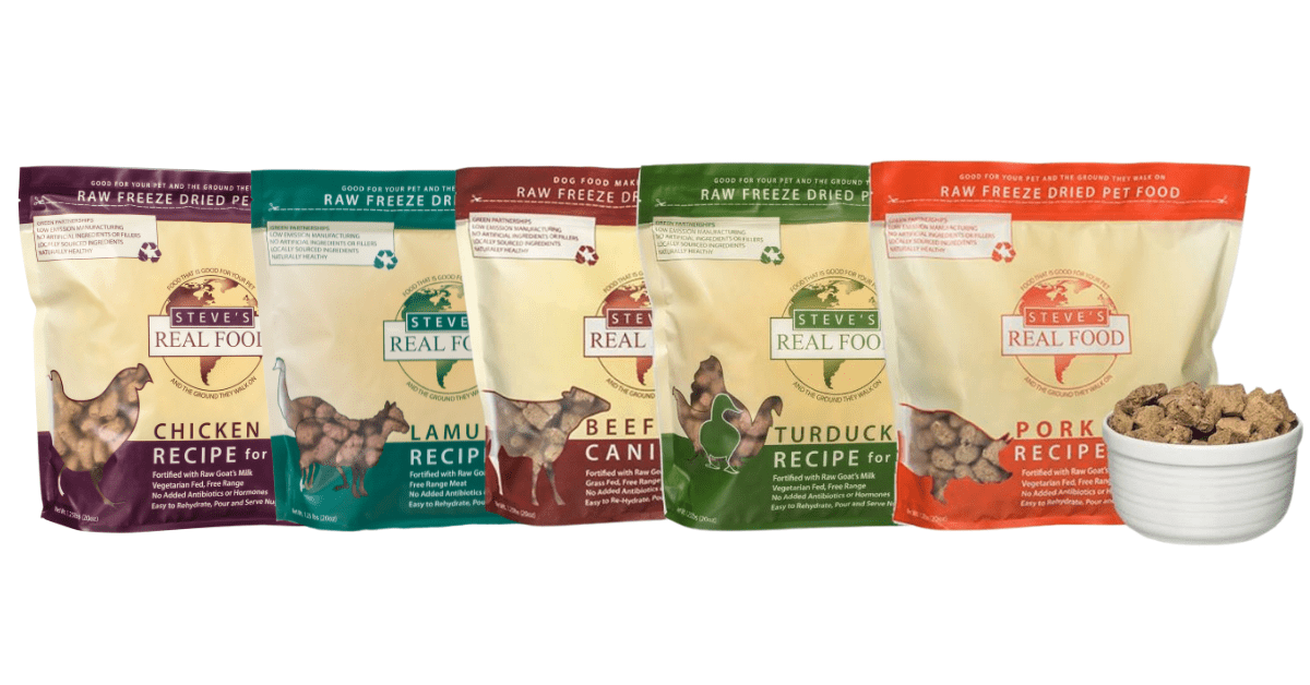 Steve's freeze dried dog food sale