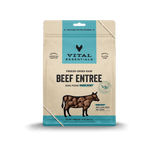 Vital Essentials® Freeze-Dried Raw Beef Entree Dog Food 14oz Mini Patties / Mini Nibs (3-pack promo)
