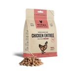 Vital Essentials® Freeze-Dried Raw Chicken Entree Dog Food Mini Nibs, 5.5 oz (3-pack promo)