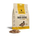 Vital Essentials® Freeze-Dried Raw Duck Entree Dog Food 14oz Mini Patties / Mini Nibs (3-pack promo)