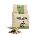 Vital Essentials® Freeze-Dried Raw Rabbit Entree Dog Food Mini Nibs, 5.5 oz(3-pack promo)