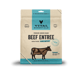 Vital Essentials® Freeze-Dried Raw Beef Entree Dog Food 14oz Mini Patties / Mini Nibs (3-pack promo)
