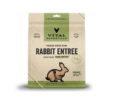 Vital Essentials® Freeze-Dried Raw Rabbit Entree Dog Food 14oz Mini Patties / Mini Nibs (3-pack promo)