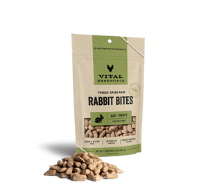 Vital Essentials® Freeze-Dried Rabbit Bites Dog Treats, 2 oz