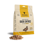 Vital Essentials® Freeze-Dried Raw Duck Entree Cat Food 8oz Mini Patties / Mini Nibs (3-pack promo)