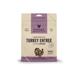 Vital Essentials® Freeze-Dried Raw Turkey Entree Cat Food 8oz Mini Patties / Mini Nibs (3-pack promo)