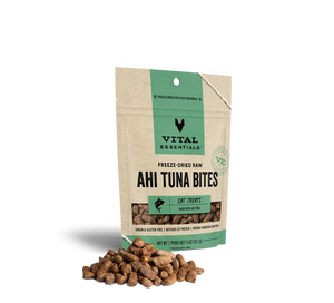 Vital Essentials® Freeze-Dried Ahi Tuna Bites Cat Treats, 1.1 oz