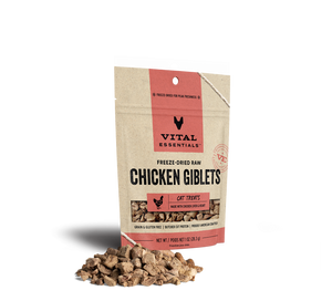 Vital Essentials® Freeze-Dried Chicken Giblets Cat Treats, 1 oz
