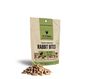 Vital Essentials® Freeze-Dried Rabbit Bites Cat Treats, 0.9 oz