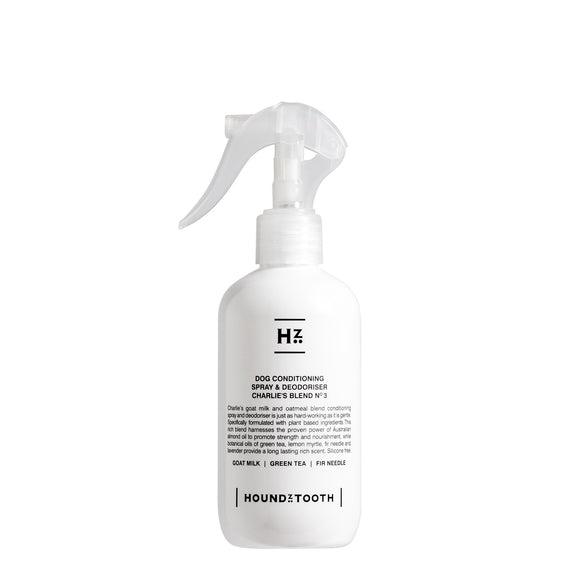 HOUNDZTOOTH CHARLIE’S BLEND NO.3 CONDITIONING SPRAY & DEODORISER WITH OATMEAL 250ml