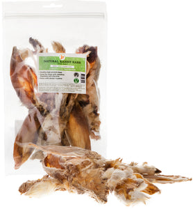 JR PET RABBIT EAR WITH HAIR 100G - BEST BEFORE AUG 2024